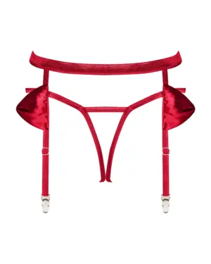 Obsessive Rubinesa - Harisnyatartó pántos bugyival S/M - Image 4