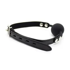 Feish Addict - Szilikon szájpecek lakattal (fekete) - Image 2