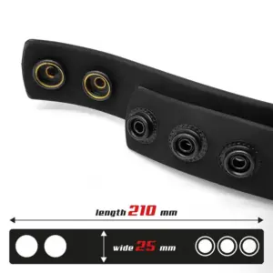 Beast Rings 15-21cm - Állítható péniszgyűrű (fekete) - Image 5