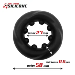 Beast Rings 27 mm - Péniszgyűrű (fekete) - Image 2