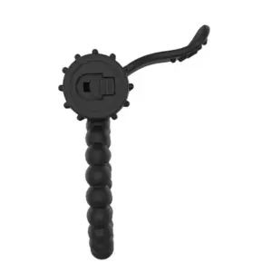 A-GUSTO - Vibrációs péniszgyűrű (fekete) - Image 3