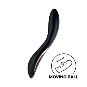Satisfyer Rrrolling - Akkus, mozgó golyós G-pont vibrátor (fekete) - Image 5