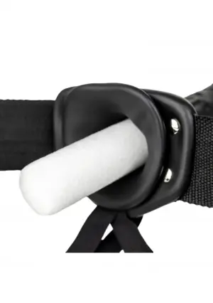 Realrock 8" - Felcsatolható dildó (fekete) - 20,5cm - Image 6