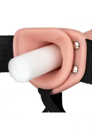 Realrock 8" - Felcsatolható dildó (natúr) - 20,5cm - Image 5