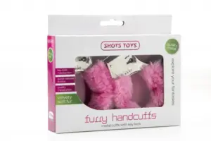 Shots Toys - Plüss bilincs (pink) - Image 2