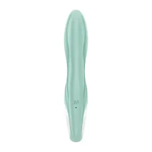 Satisfyer Air Pump Bunny 5 - Okos, akkus pumpálható vibrátor (menta) - Image 4
