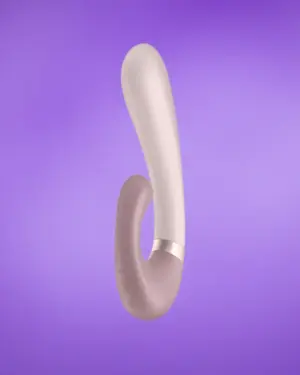 Satisfyer Heat Wave - Okos, melegítő, karos vibrátor (bézs)