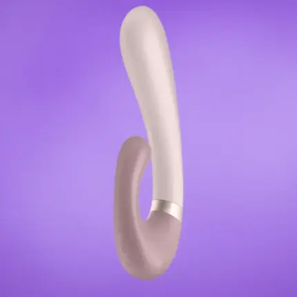 Satisfyer Heat Wave - Okos, melegítő, karos vibrátor (bézs)