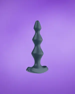 Satisfyer Lolli-Plug 1 - Akkus, vízálló anál vibrátor (szürke)