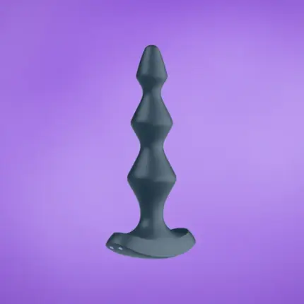 Satisfyer Lolli-Plug 1 - Akkus, vízálló anál vibrátor (szürke)