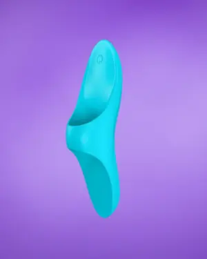 Satisfyer Teaser - Akkus, vízálló ujjvibrátor (türkiz)