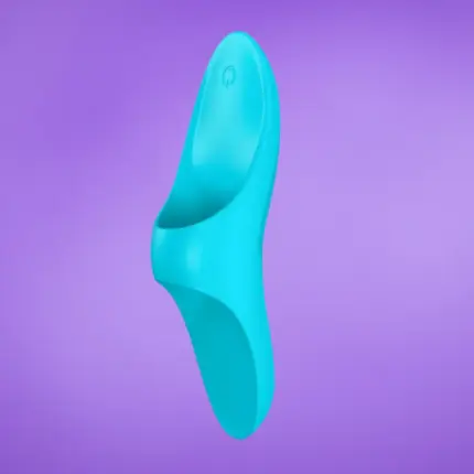 Satisfyer Teaser - Akkus, vízálló ujjvibrátor (türkiz)