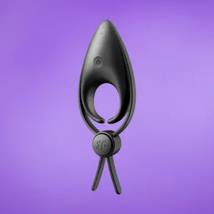 Satisfyer Sniper - Akkus, vibrációs péniszgyűrű (fekete)
