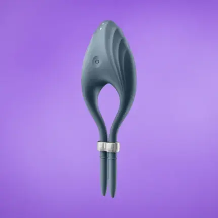 Satisfyer Duelist - Akkus,vibrációs,állítható péniszgyűrű (szürke)