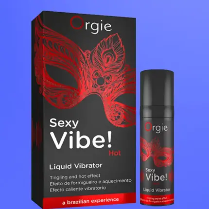 Orgie Sexy Vibe HOT - Epres, melegítő folyékony vibrátor (15ml)