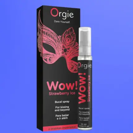 Orgie Wow - Hűsítő orál spray (10ml) - epres