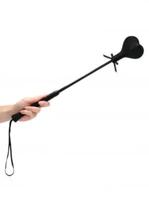 Ouch - Szív alakú paskoló (fekete) - 47cm - Image 2