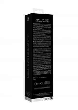 Ouch Introductory Bondage Kit #1 - Bondage szett (fekete) - Image 3