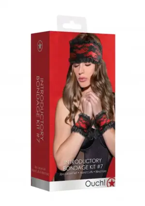 Ouch Introductory Bondage Kit #7 - Bondage szett (piros) - Image 2