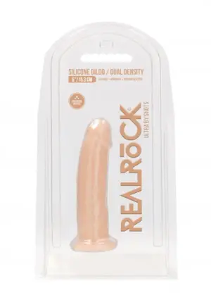 Realrock Silicone 6'' - Letapasztható dildó (natúr) - 15,3cm - Image 5