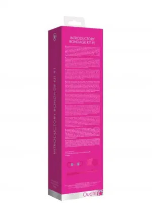 Ouch Introductory Bondage Kit #1 - Bondage szett (pink) - Image 4