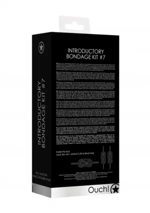 Ouch Introductory Bondage Kit #7 - Bondage szett (fekete) - Image 4