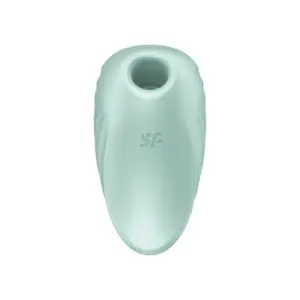 Satisfyer Pearl Diver - Akkus, léghullámos csikló vibrátor (menta) - Image 2