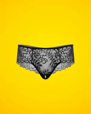 Daring Intimates 76017 - Nyitott fekete bugyi