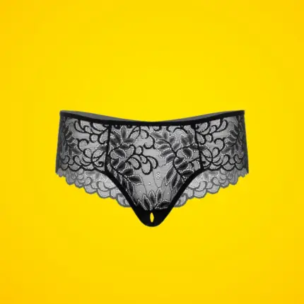 Daring Intimates 76017 - Nyitott fekete bugyi