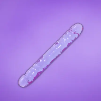 Doch Johnson 12" - Kétvégű zselés dildó