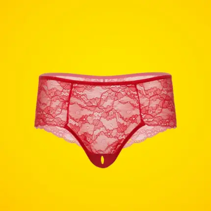 Daring Intimates 76017 - Nyitott piros bugyi