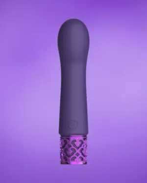 Royal Gems - Akkus g-pont mini vibrátor (lila)