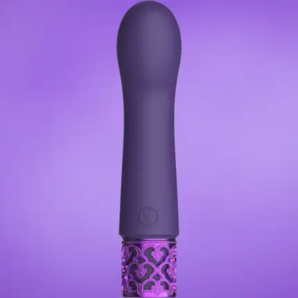 Royal Gems - Akkus g-pont mini vibrátor (lila)