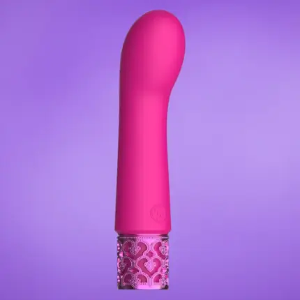 Royal Gems Bijou - Akkus g-pont mini vibrátor (pink)