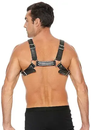 Ouch Buckle Bulldog Harness - Férfi hám (fekete) L/XL - Image 6
