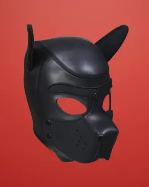 Ouch - Neoprén kutyamaszk (fekete)