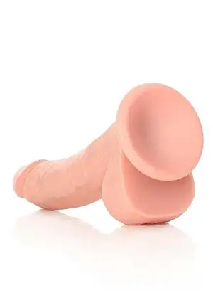 Realrock 8"- Dildó herékkel (natúr) - 20,5cm - Image 3