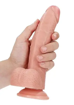 Realrock 8"- Dildó herékkel (natúr) - 20,5cm - Image 2