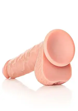 Realrock 9" - Dildó herékkel (natúr) - 23cm - Image 2