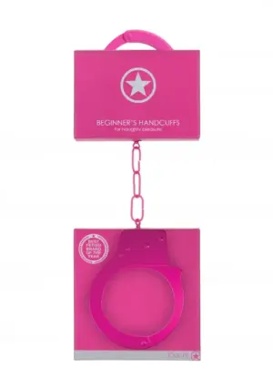 Ouch Beginner's - Fém bilincs (pink) - Image 4