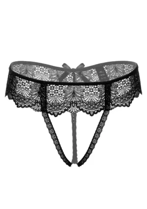 Daring Intimates 76023 - Fekete nyitott bugyi L/XL - Image 3
