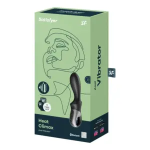 Satisfyer Heat Climax - Okos, melegítő análvibrátor (fekete) - Image 8