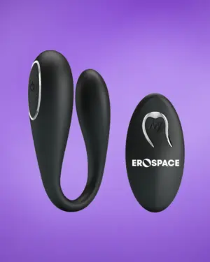 Erospace Astro - Távirányítós  párvibrátor (fekete)