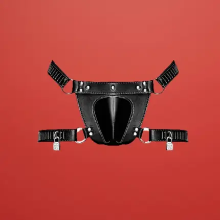 Male Power Faux Leather Scorpio - Férfi alsó