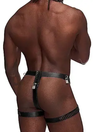 Male Power Faux Leather Scorpio - Férfi alsó - Image 4