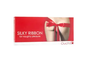 Ouch Silky - Szatén kötöző szalag (piros) - Image 2