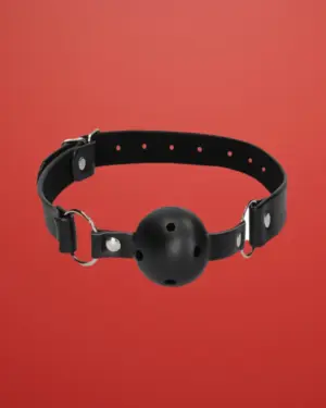 Ouch Gag Ball - Fekete szájpecek