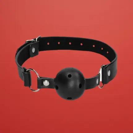 Ouch Gag Ball - Fekete szájpecek