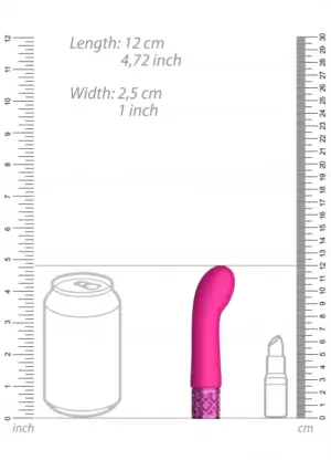 Royal Gems Bijou - Akkus g-pont mini vibrátor (pink) - Image 4