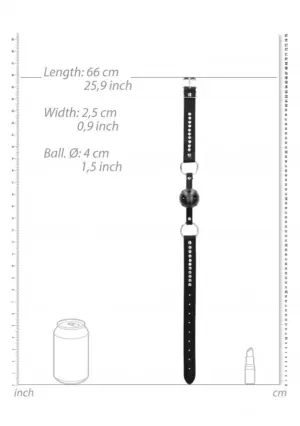 Ouch Diamond - Szájpecek strasszos szíjjal - Image 3